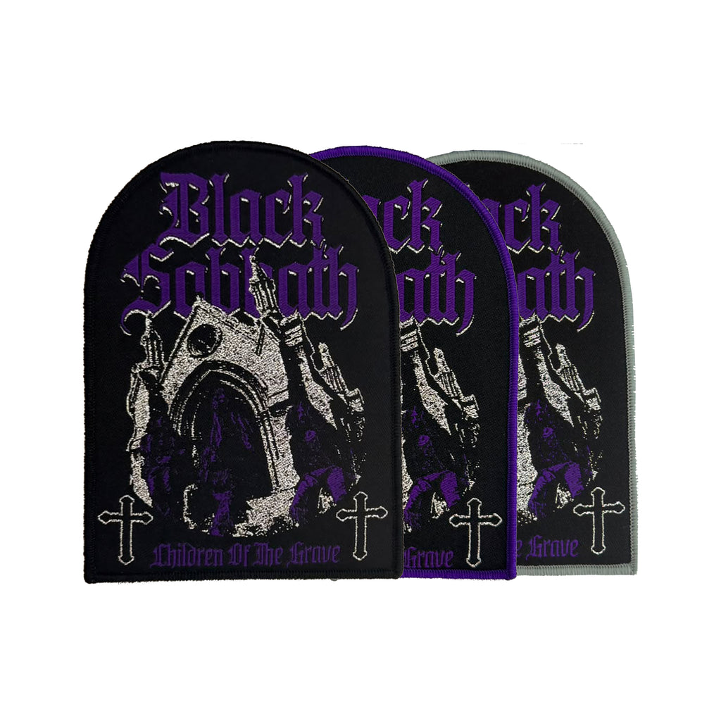 BLACK SABBATH - Children Of The Grave - Glitter Woven Patch