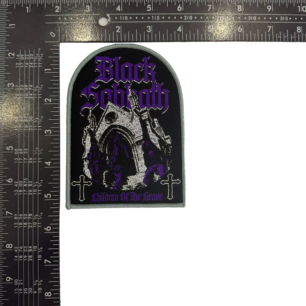 BLACK SABBATH - Children Of The Grave - Glitter Woven Patch