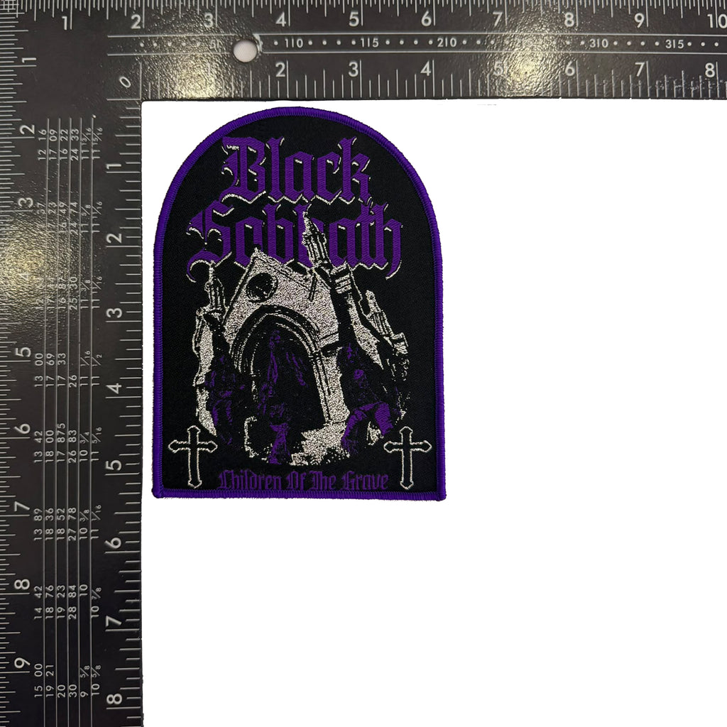 BLACK SABBATH - Children Of The Grave - Glitter Woven Patch