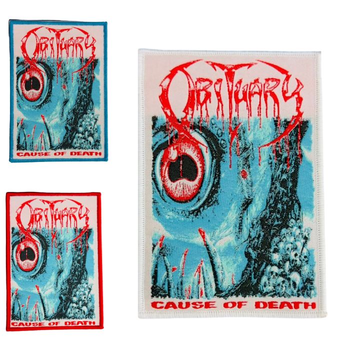 OBITUARY - Cause Of Death - Woven Patch