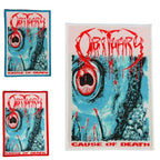 OBITUARY - Cause Of Death - Woven Patch