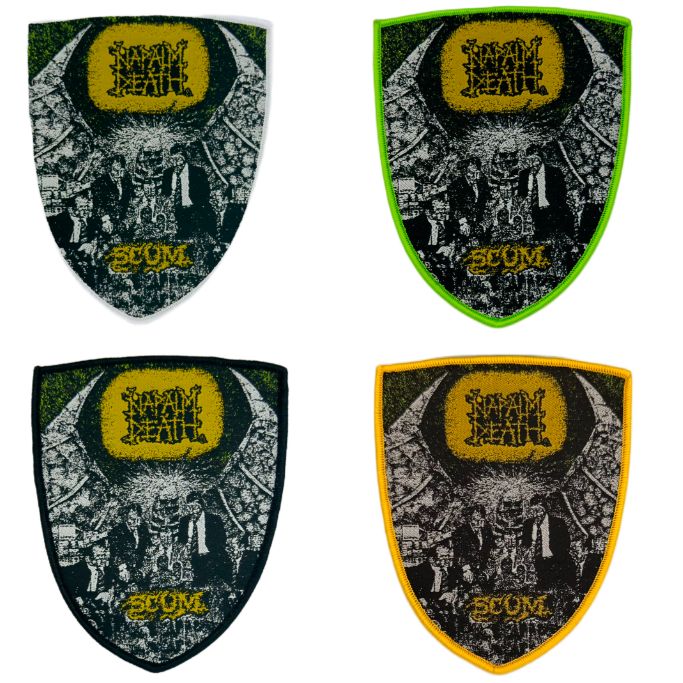 NAPALM DEATH - Scum - Woven Patch