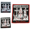 NAILBOMB - Klan Hunter - Woven Patch