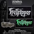 HELLRIPPER - Logo - (Glow In The Dark) Embroidered Patch + Enamel Pin BUNDLE
