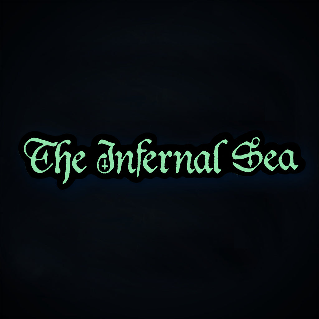THE INFERNAL SEA - FontLogo -(Glow In The Dark) Embroidered Patch