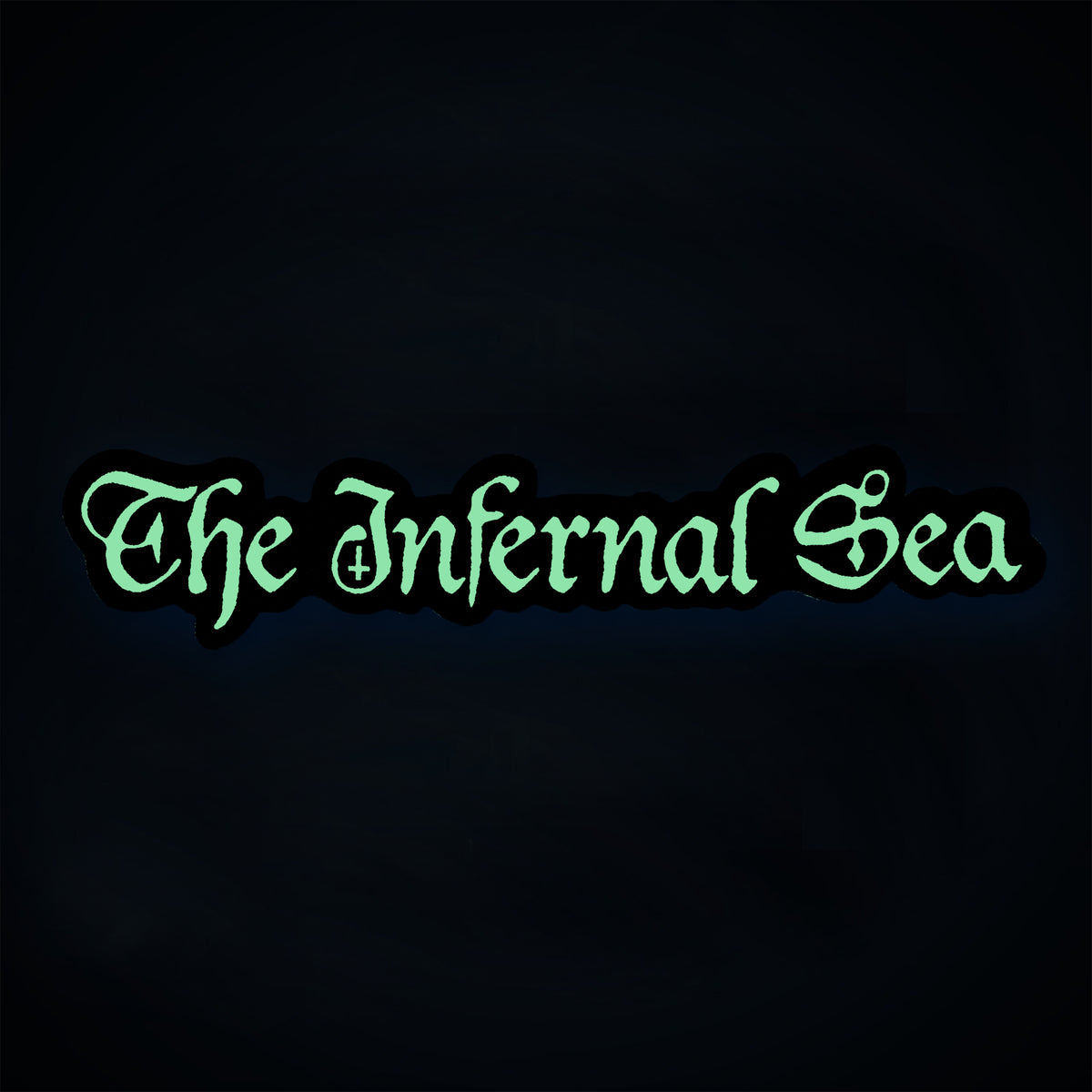 THE INFERNAL SEA - FontLogo -(Glow In The Dark) Embroidered Patch