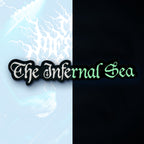 THE INFERNAL SEA - FontLogo -(Glow In The Dark) Embroidered Patch