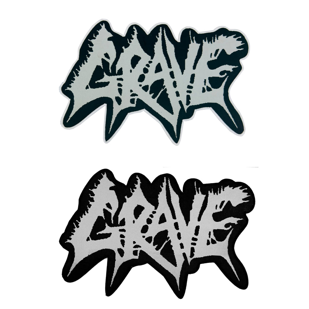 GRAVE - Logo - Oversized Woven Patch