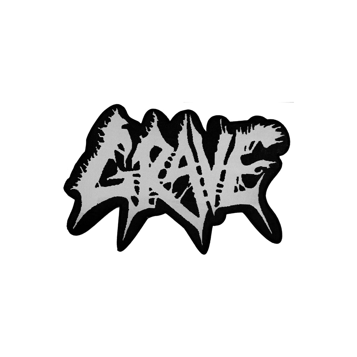 GRAVE - Logo - Oversized Woven Patch