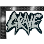 GRAVE - Logo - Oversized Woven Patch