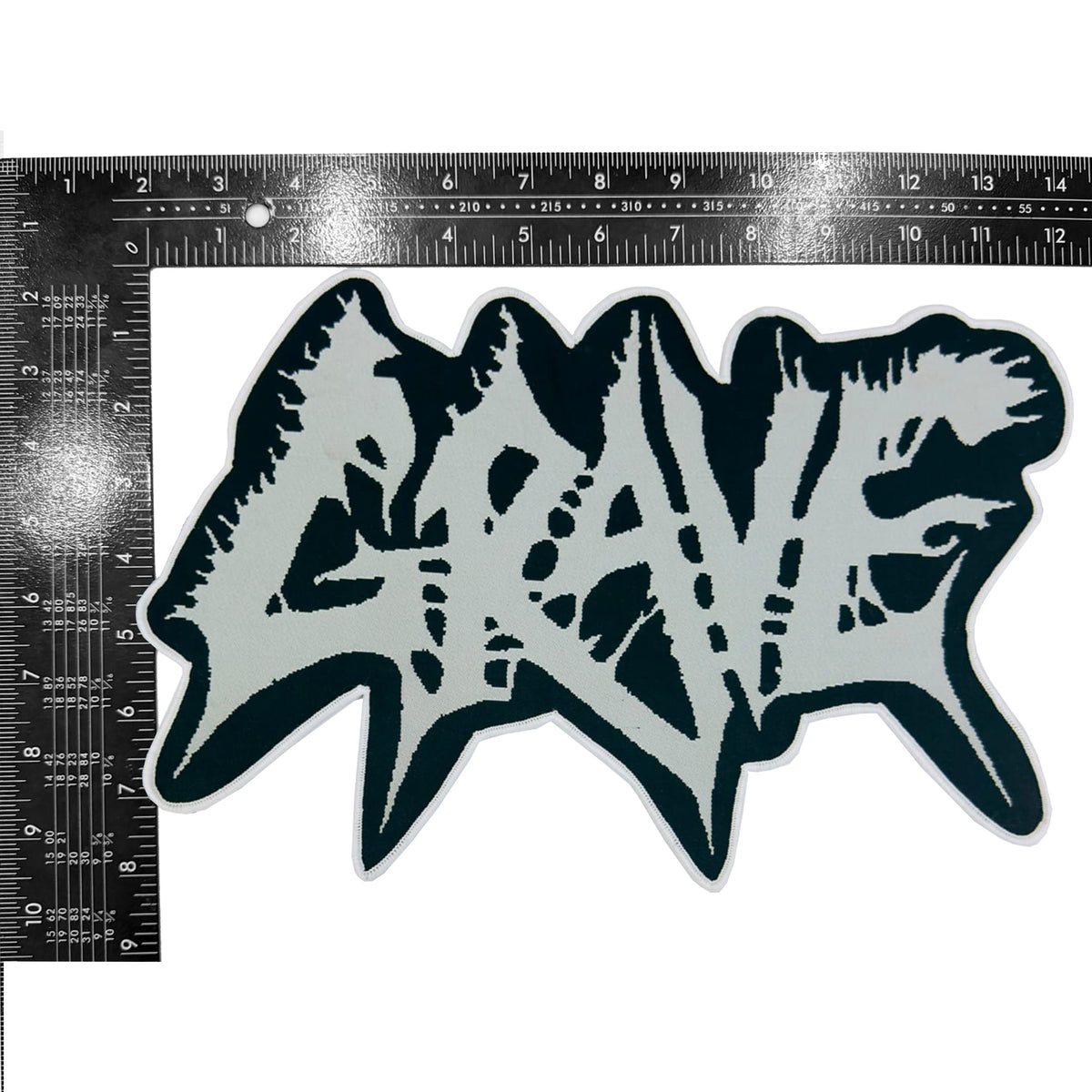 GRAVE - Logo - Oversized Woven Patch