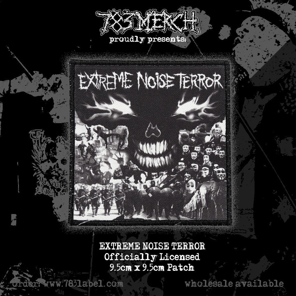 EXTREME NOISE TERROR - Logo - Patch + Enamel Pin BUNDLE
