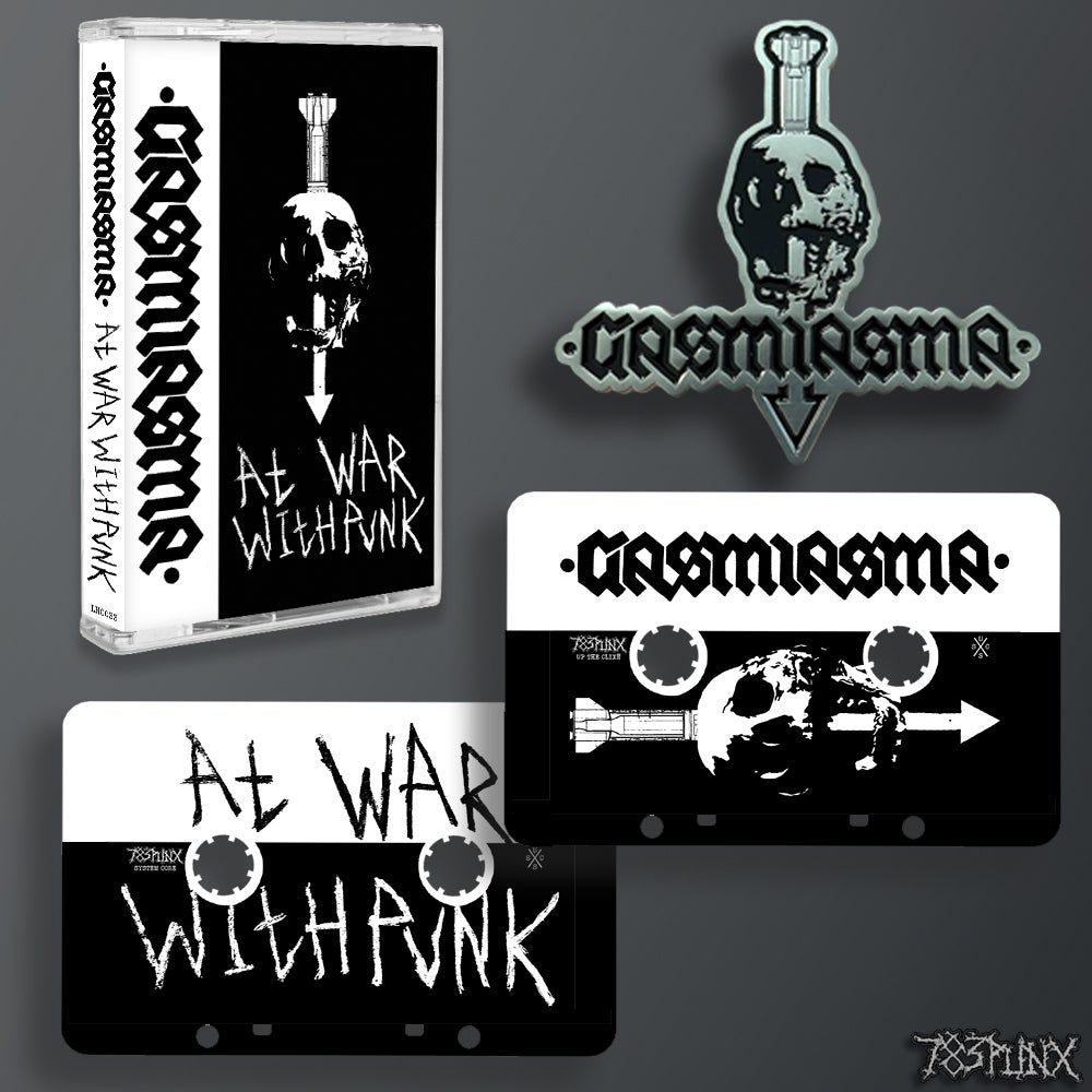 GASMIASMA - At War With Punk - MC Tape + Pin Bundle