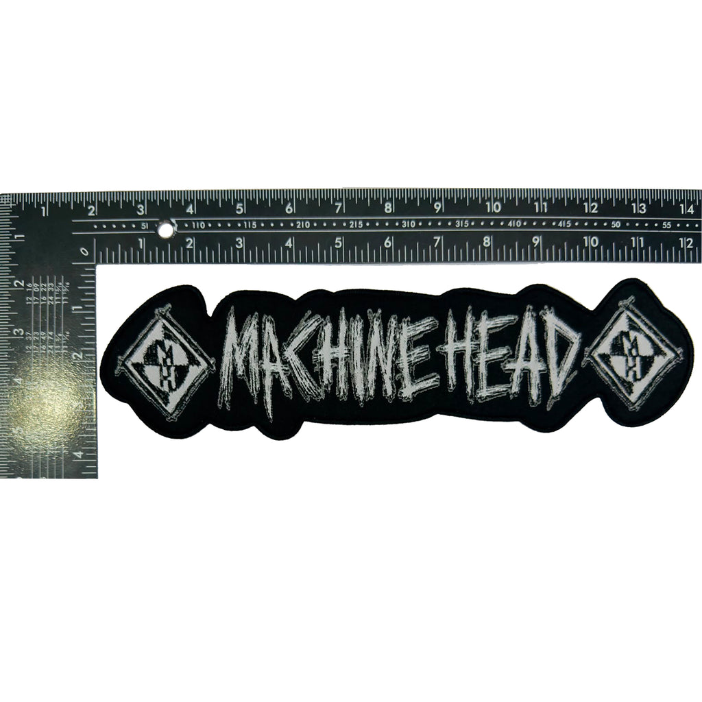 MACHINE HEAD - Logo - Oversized Woven Patch