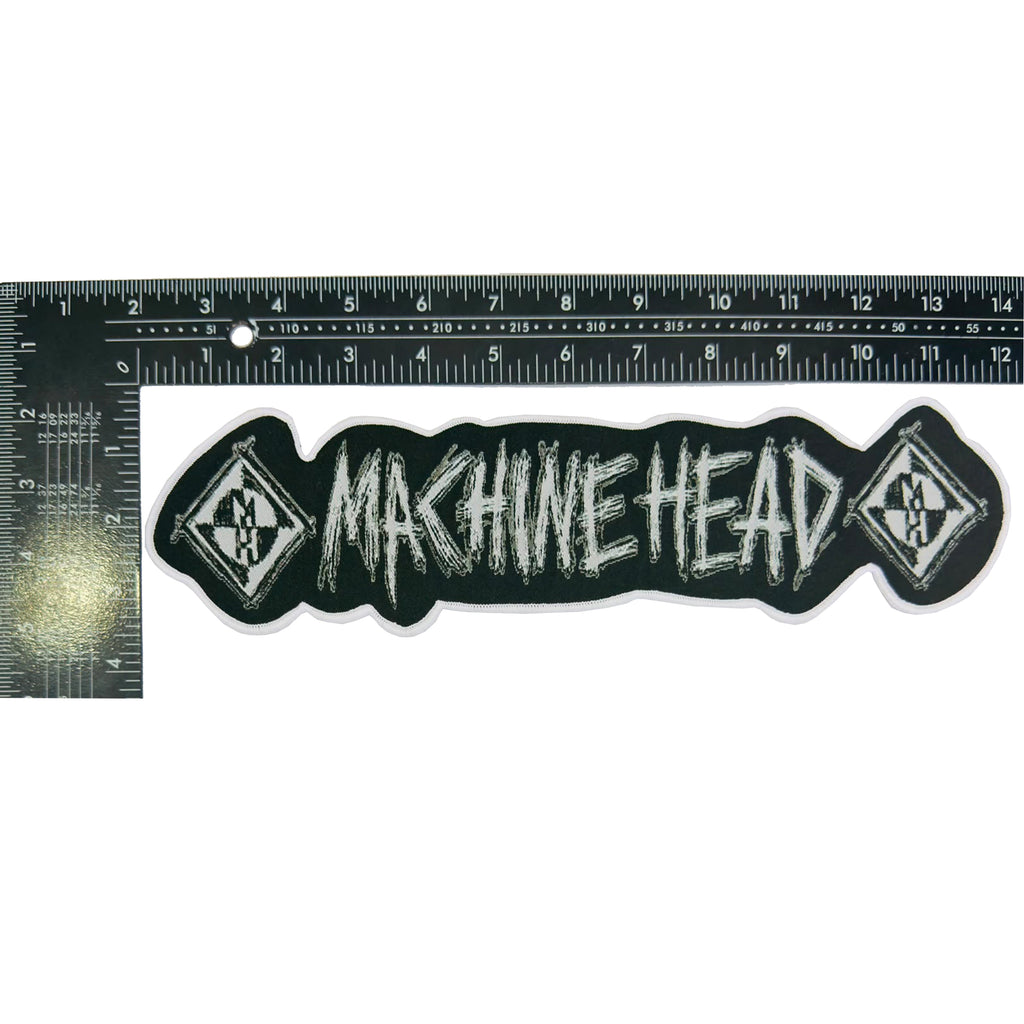 MACHINE HEAD - Logo - Oversized Woven Patch