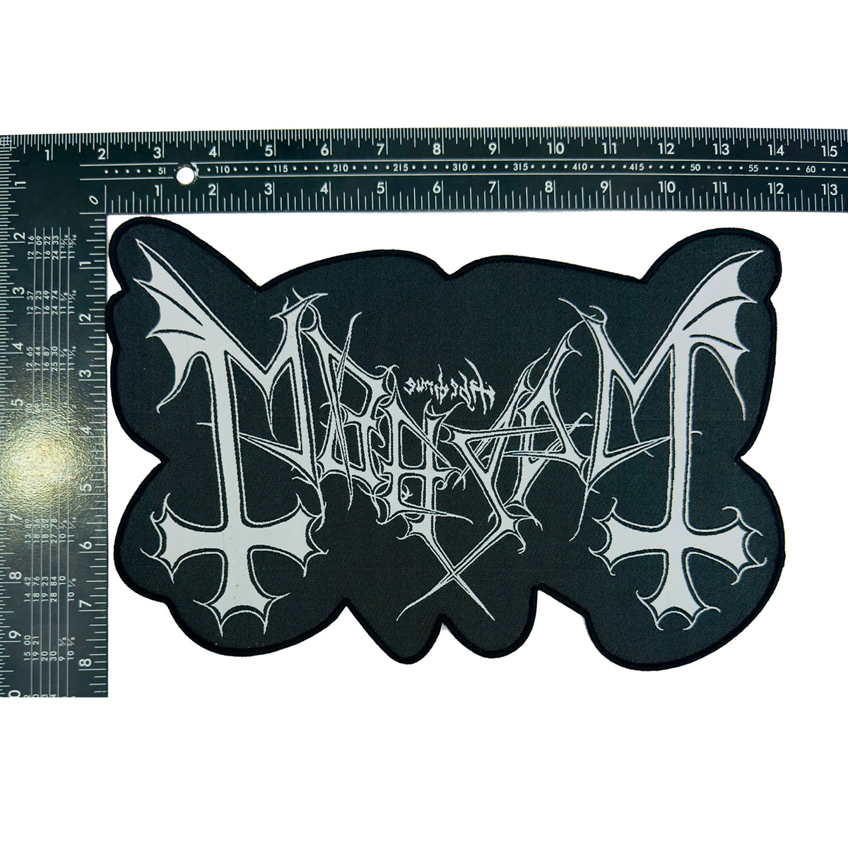 MAYHEM - Logo - Oversized Woven Patch