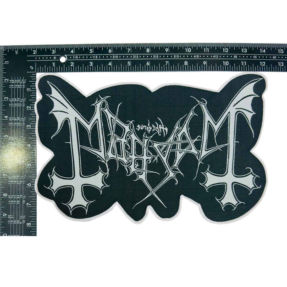 MAYHEM - Logo - Oversized Woven Patch