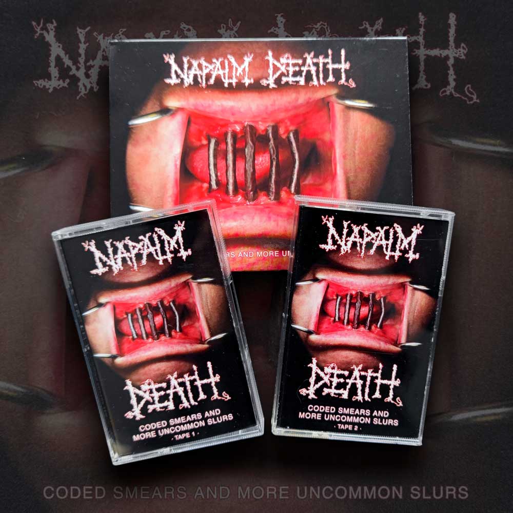 NAPALM DEATH - Coded Smears And More Uncommon Slurs - 2MC Tape Slipcase