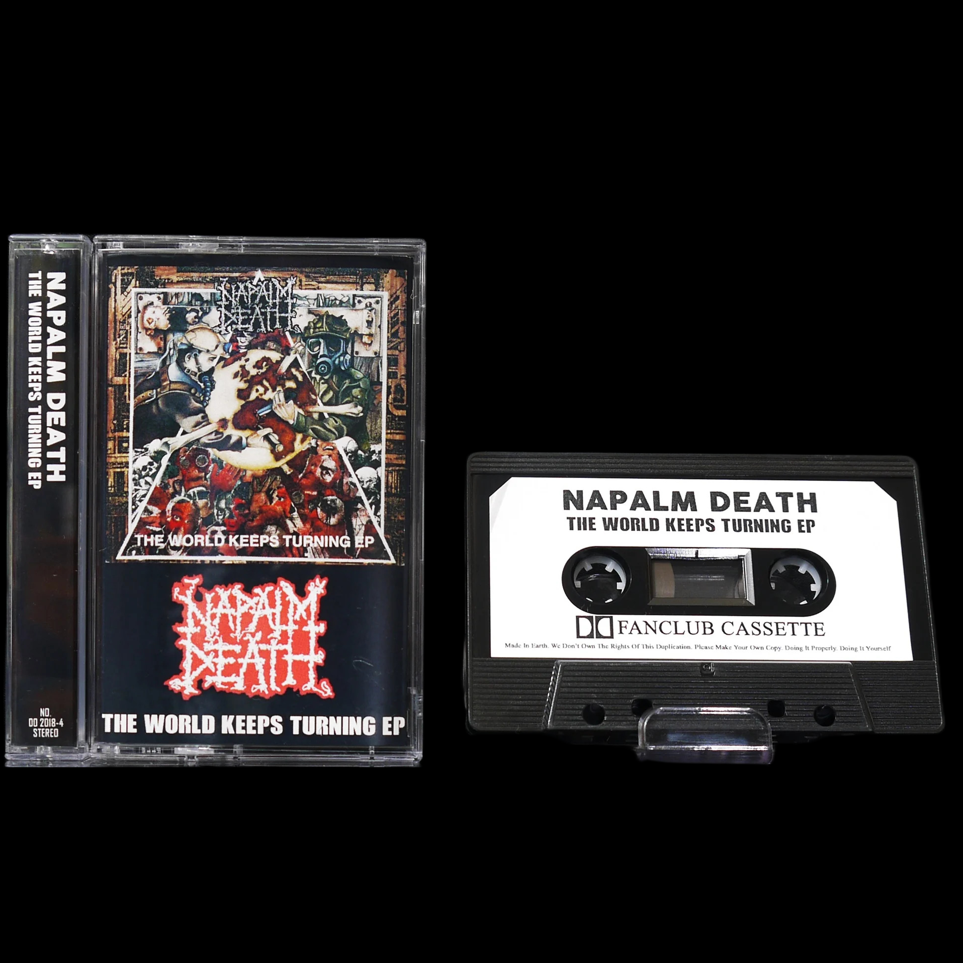 NAPALM DEATH - The World Keep's Turning EP/Suffer The Children - MC Tape