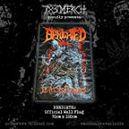 BENIGHTED - Le Vice des Entrailles + The Scars of Ekbom - Wall Flag / Textile Poster BUNDLE