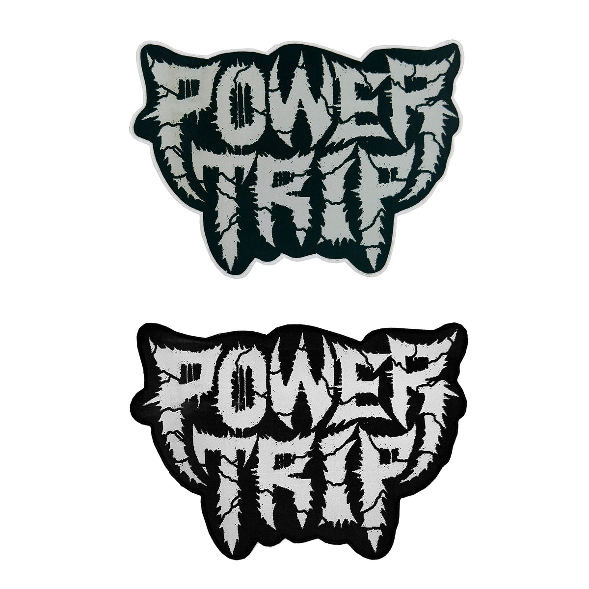 POWER TRIP - Logo - Oversized Woven Patch