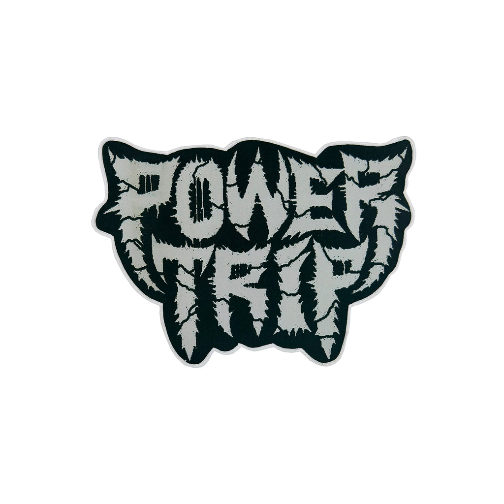 POWER TRIP - Logo - Oversized Woven Patch