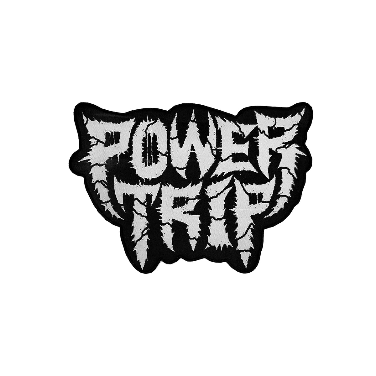 POWER TRIP - Logo - Oversized Woven Patch