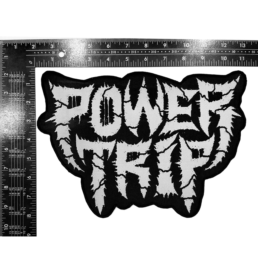 POWER TRIP - Logo - Oversized Woven Patch