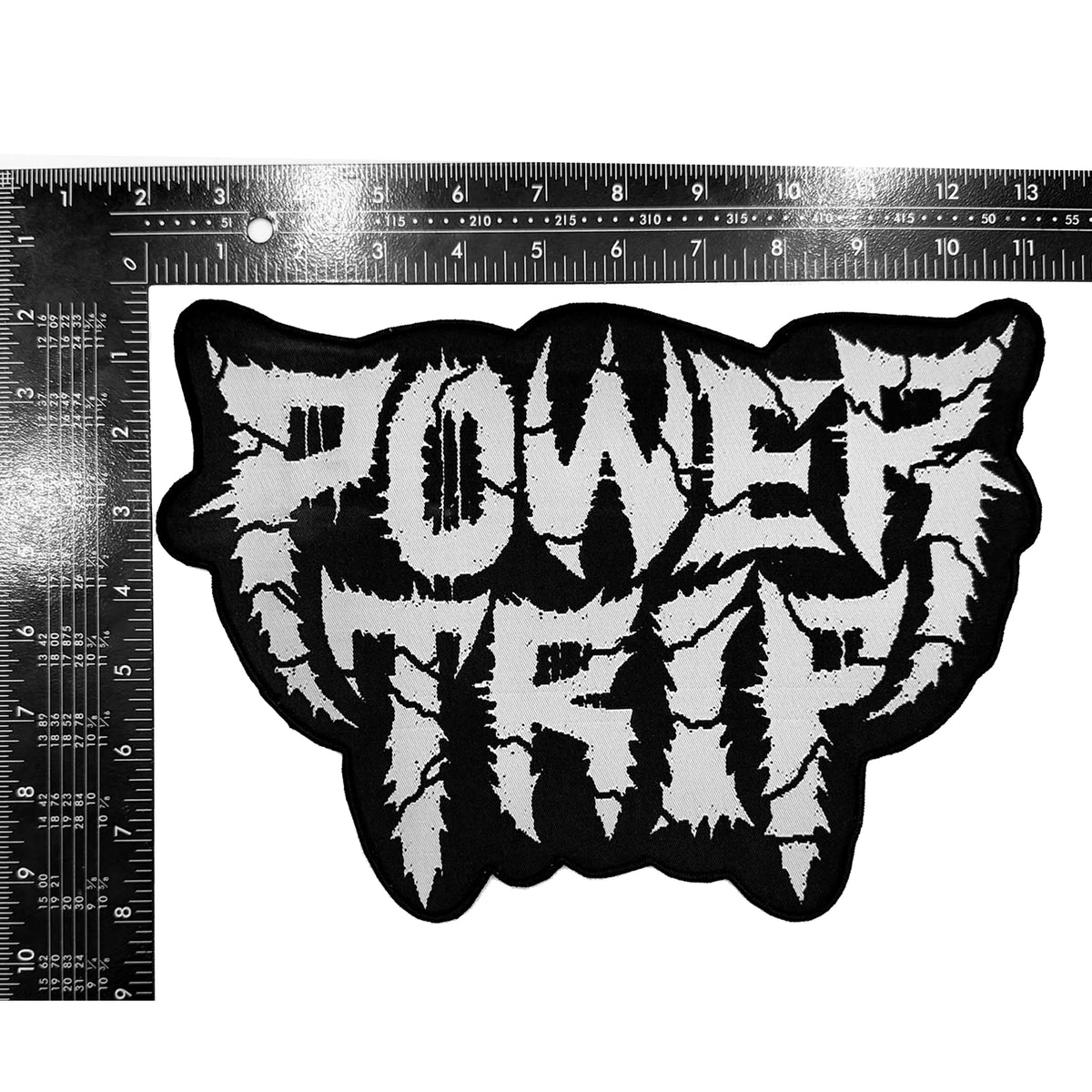 POWER TRIP - Logo - Oversized Woven Patch