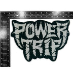 POWER TRIP - Logo - Oversized Woven Patch
