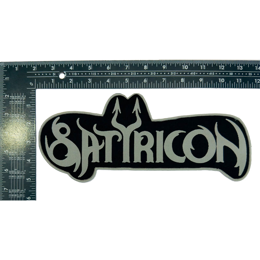 SATYRICON - Logo - Oversized Woven Patch