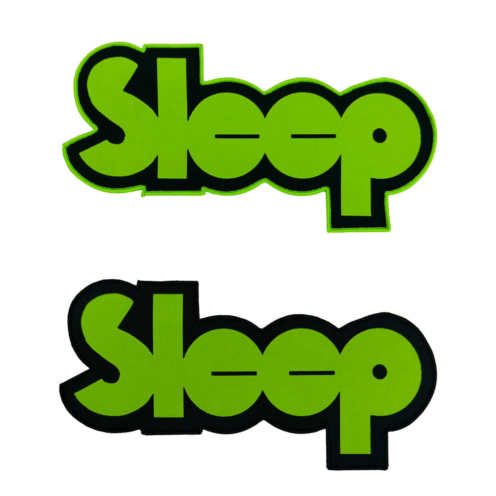 SLEEP - Logo - Oversized Woven Patch