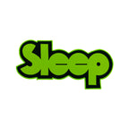 SLEEP - Logo - Oversized Woven Patch