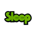 SLEEP - Logo - Oversized Woven Patch