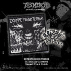 EXTREME NOISE TERROR - Logo - Patch + Enamel Pin BUNDLE