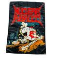 NUCLEAR ASSAULT - Handle With Care - 1991 Japan Tour - Wall Flag / Textile Poster