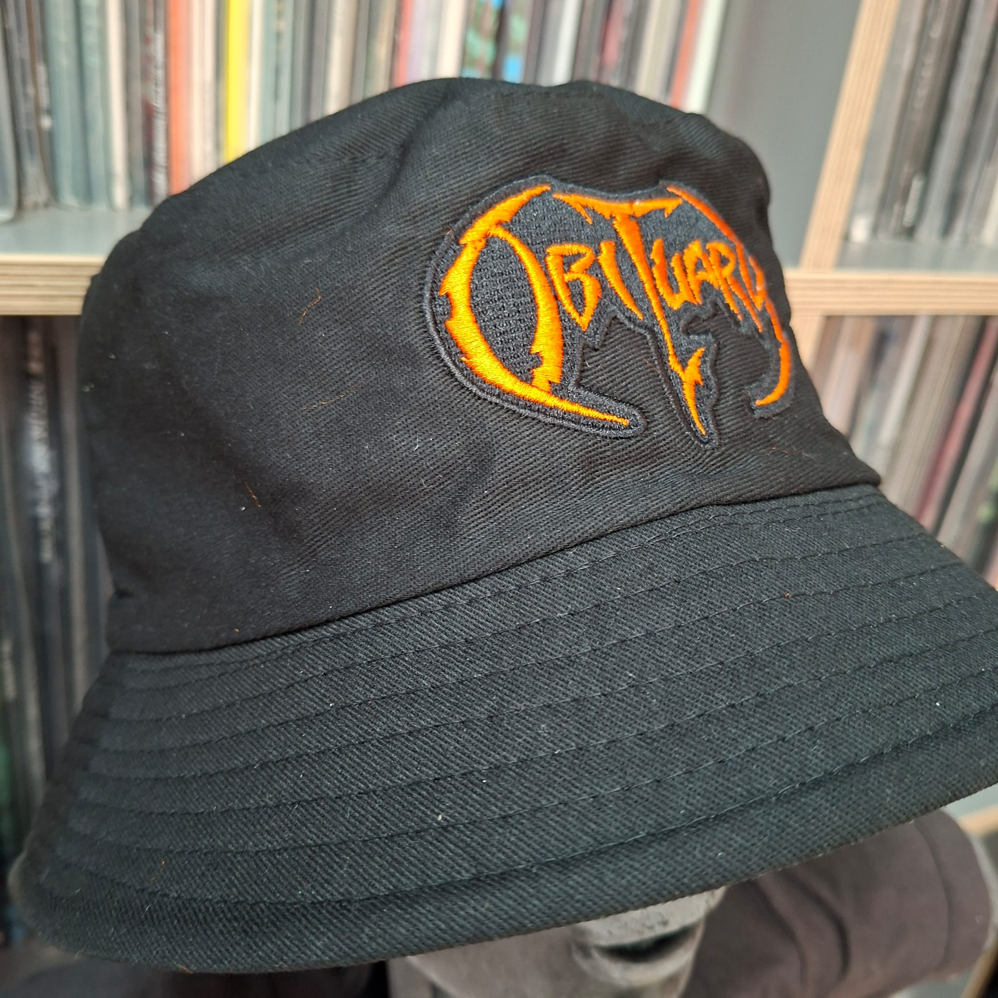 OBITUARY - (Orange) Logo - BUCKET HAT