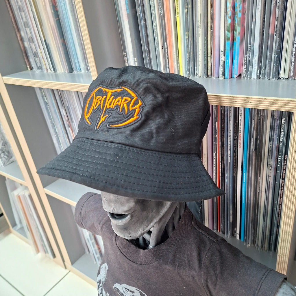 OBITUARY - (Orange) Logo - BUCKET HAT
