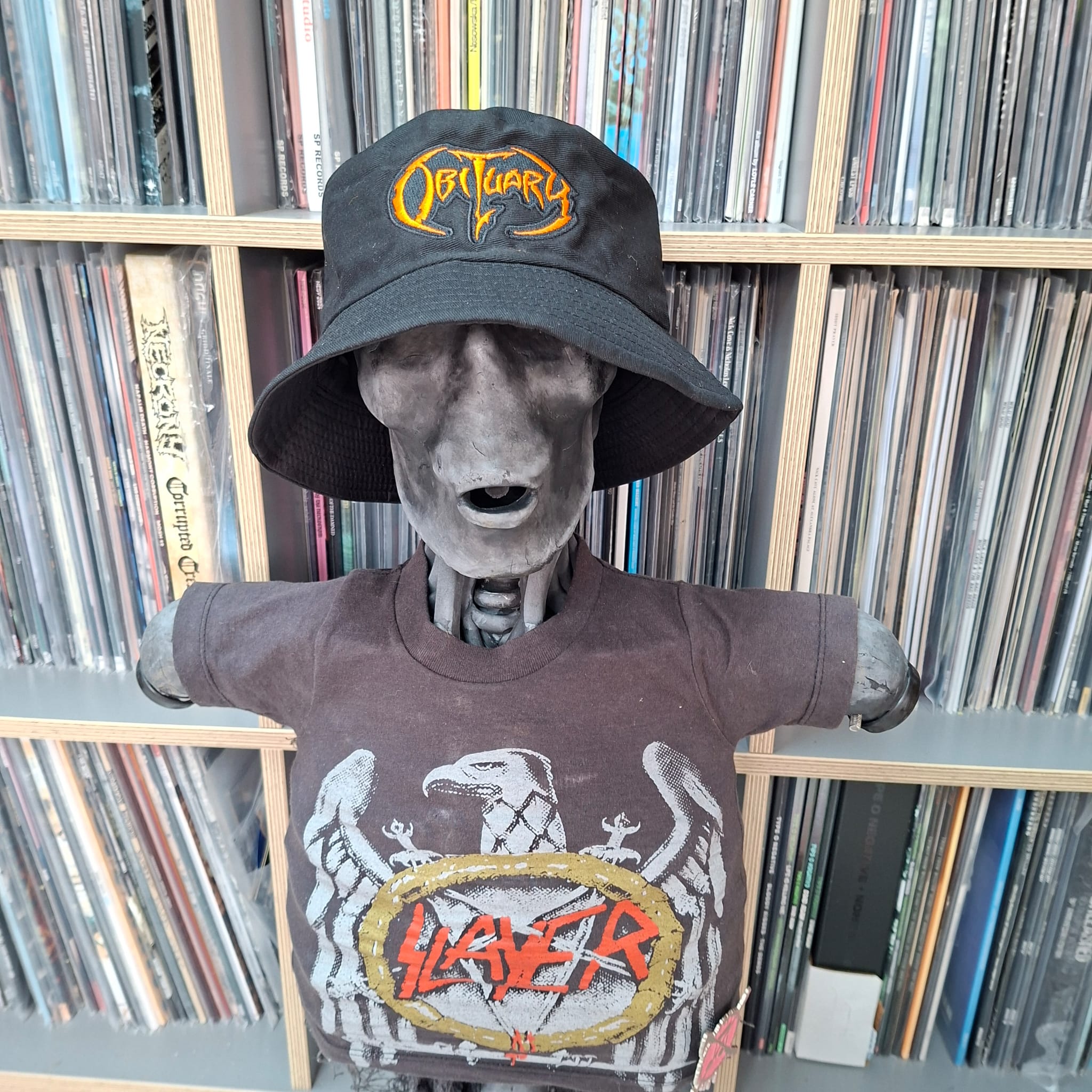 OBITUARY - (Orange) Logo - BUCKET HAT