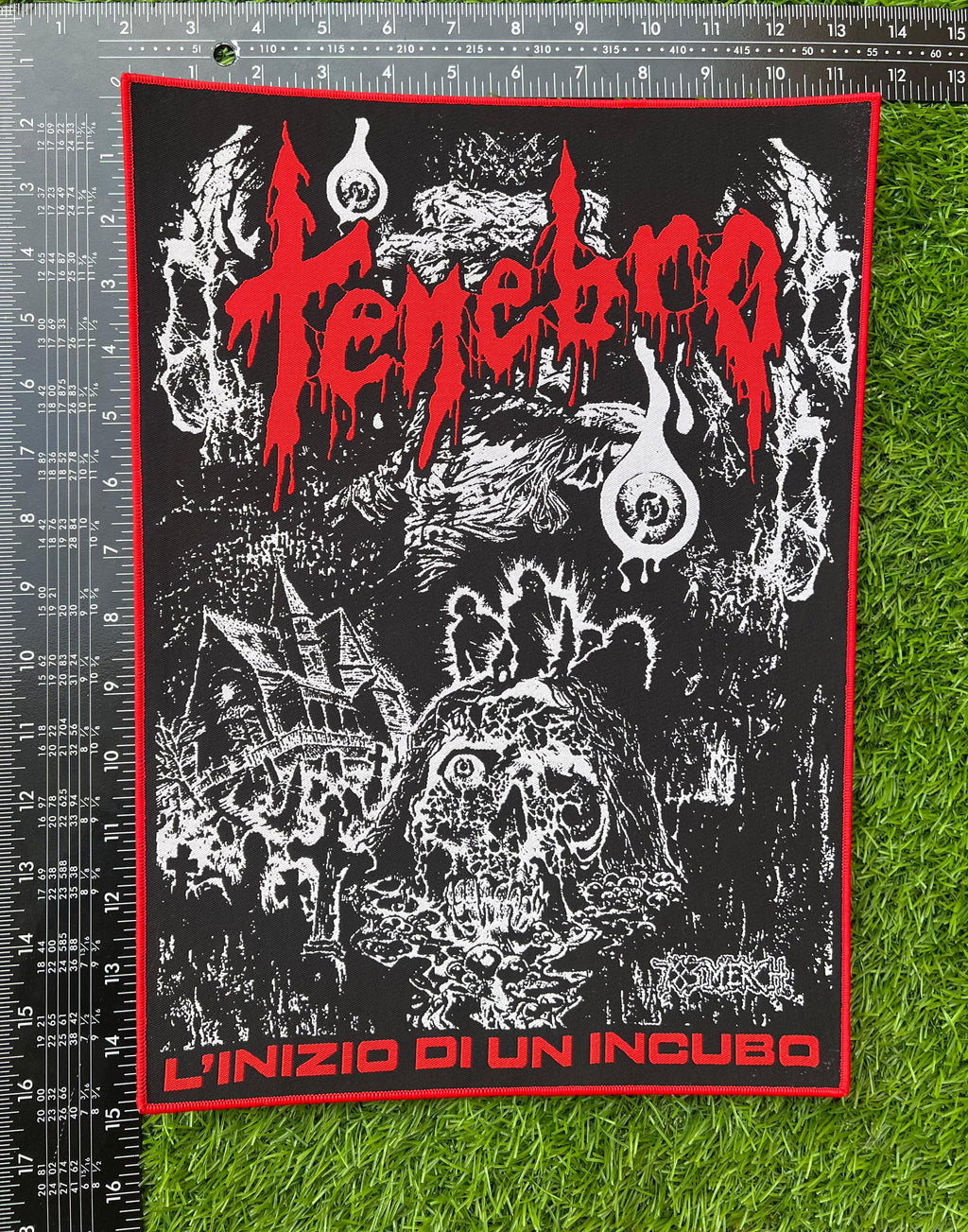 TENEBRO - L'inizio di un Incubo - Woven Backpatch
