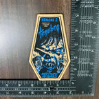 TENEBRO - Demoni 2 - Coffin Shaped Woven Patch