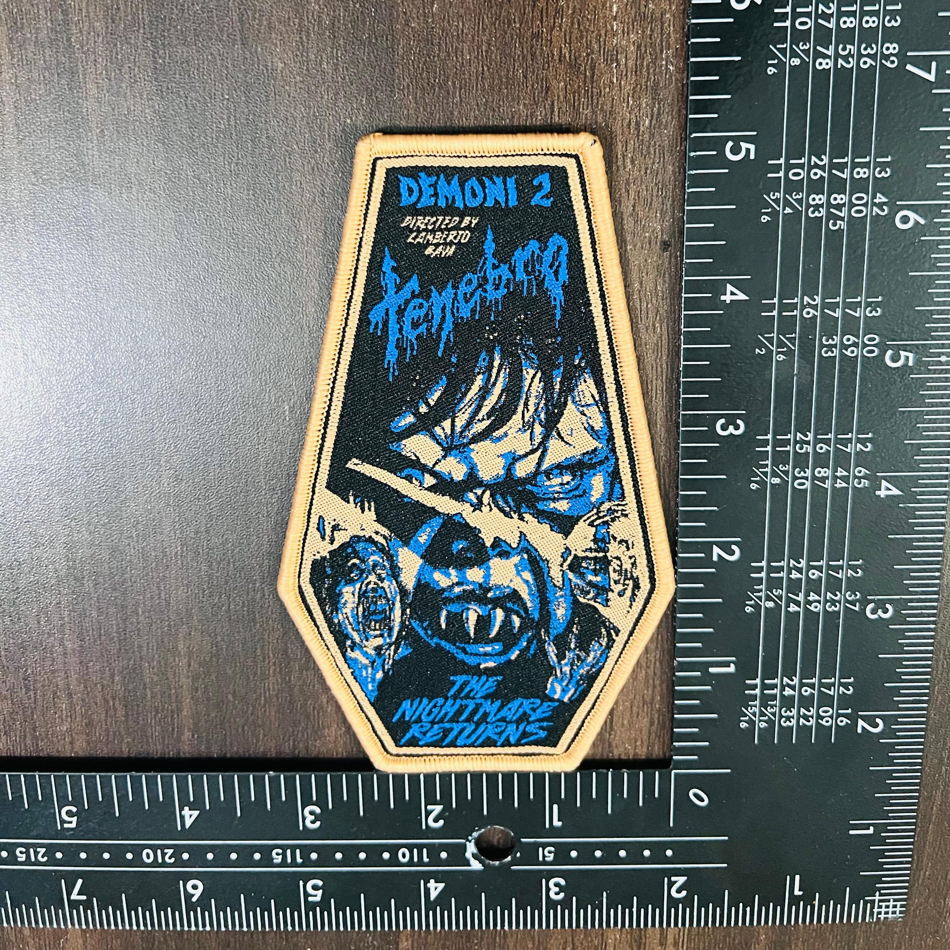 TENEBRO - Demoni 2 - Coffin Shaped Woven Patch