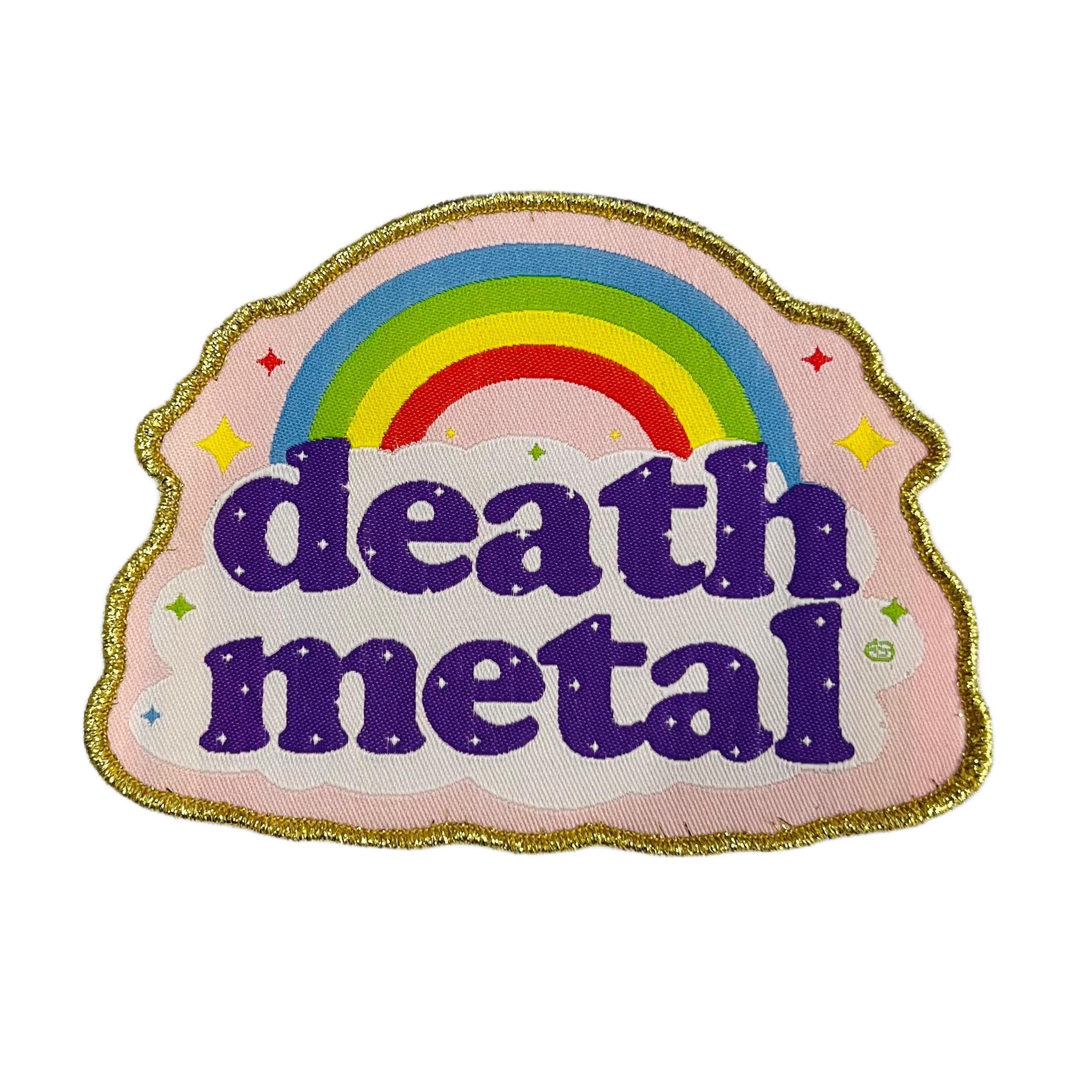 DEATH METAL - Rainbow - Woven Patch