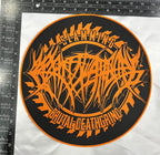 CREPITATION - Slamming Brutal Deathgrind - Circle Woven Patch Backpatch