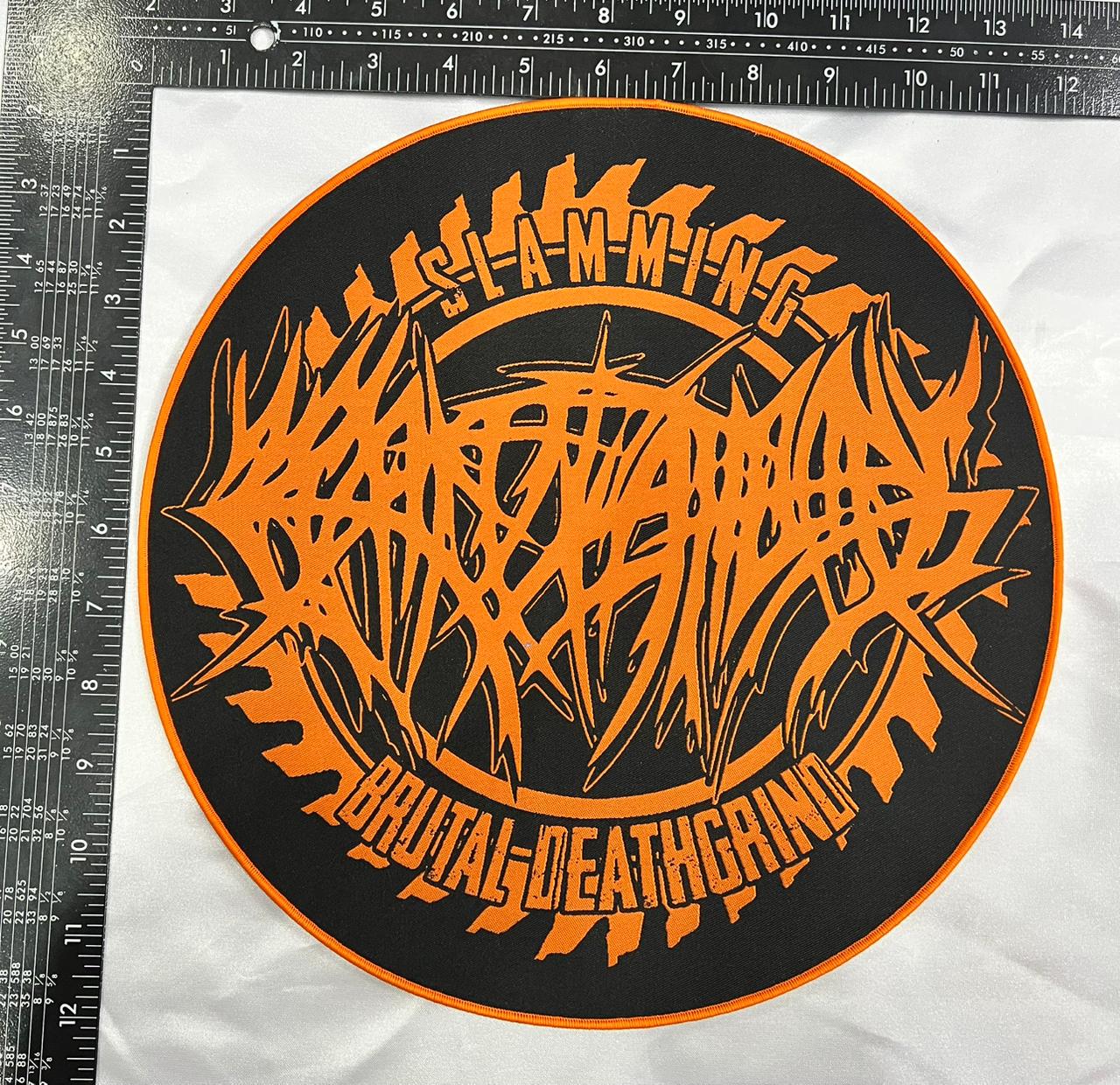 CREPITATION - Slamming Brutal Deathgrind - Circle Woven Patch Backpatch