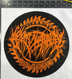 CREPITATION - Slamming Brutal Deathgrind - Circle Woven Patch Backpatch