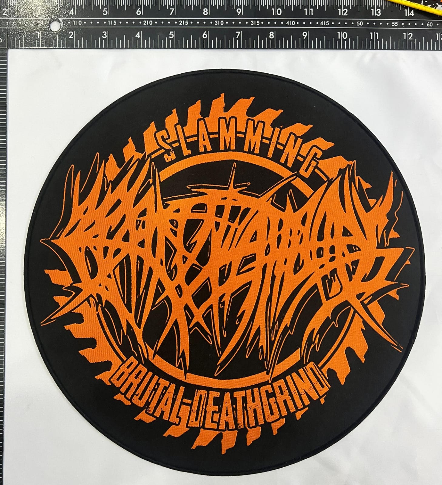 CREPITATION - Slamming Brutal Deathgrind - Circle Woven Patch Backpatch