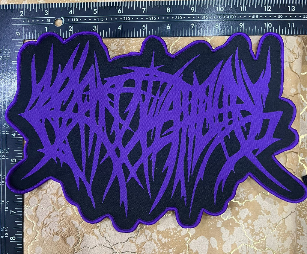 CREPITATION - Logo - Oversized  Woven Patch