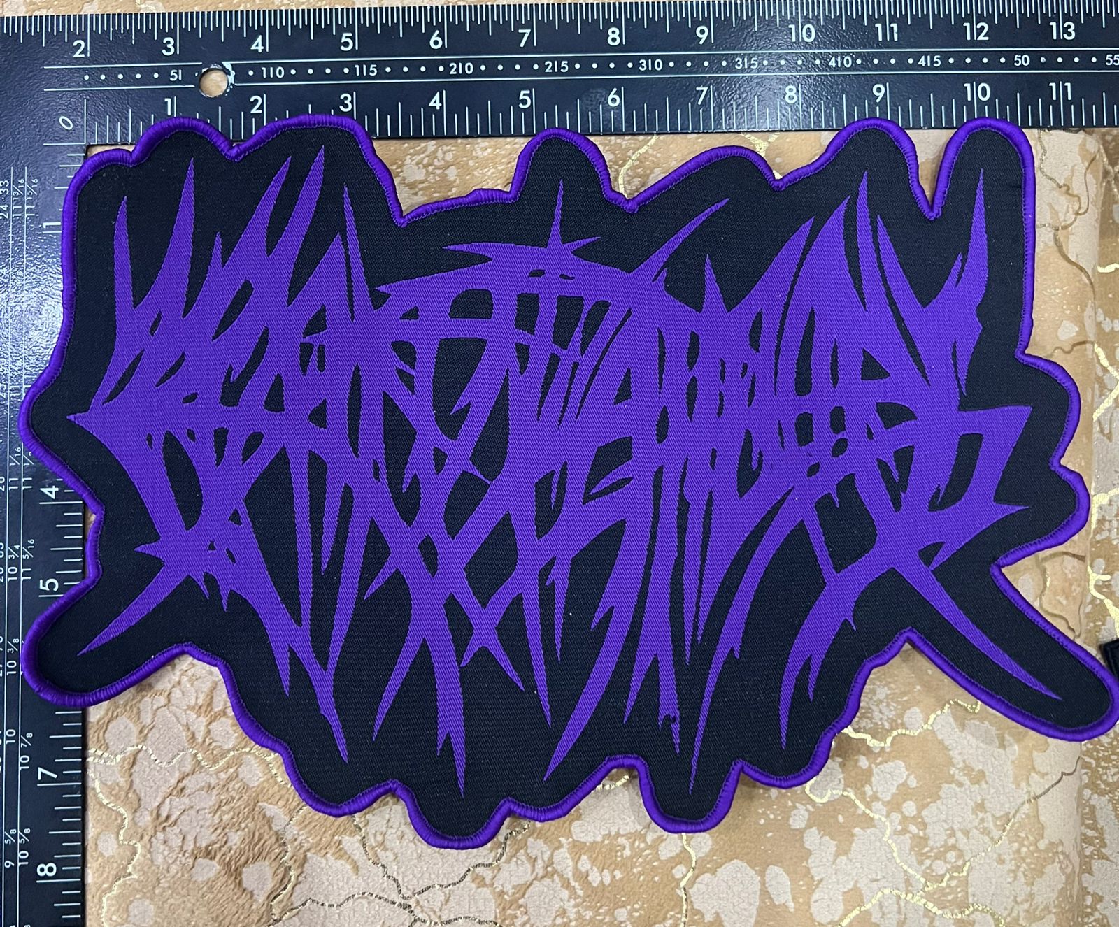 CREPITATION - Logo - Oversized  Woven Patch