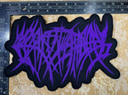 CREPITATION - Logo - Oversized  Woven Patch